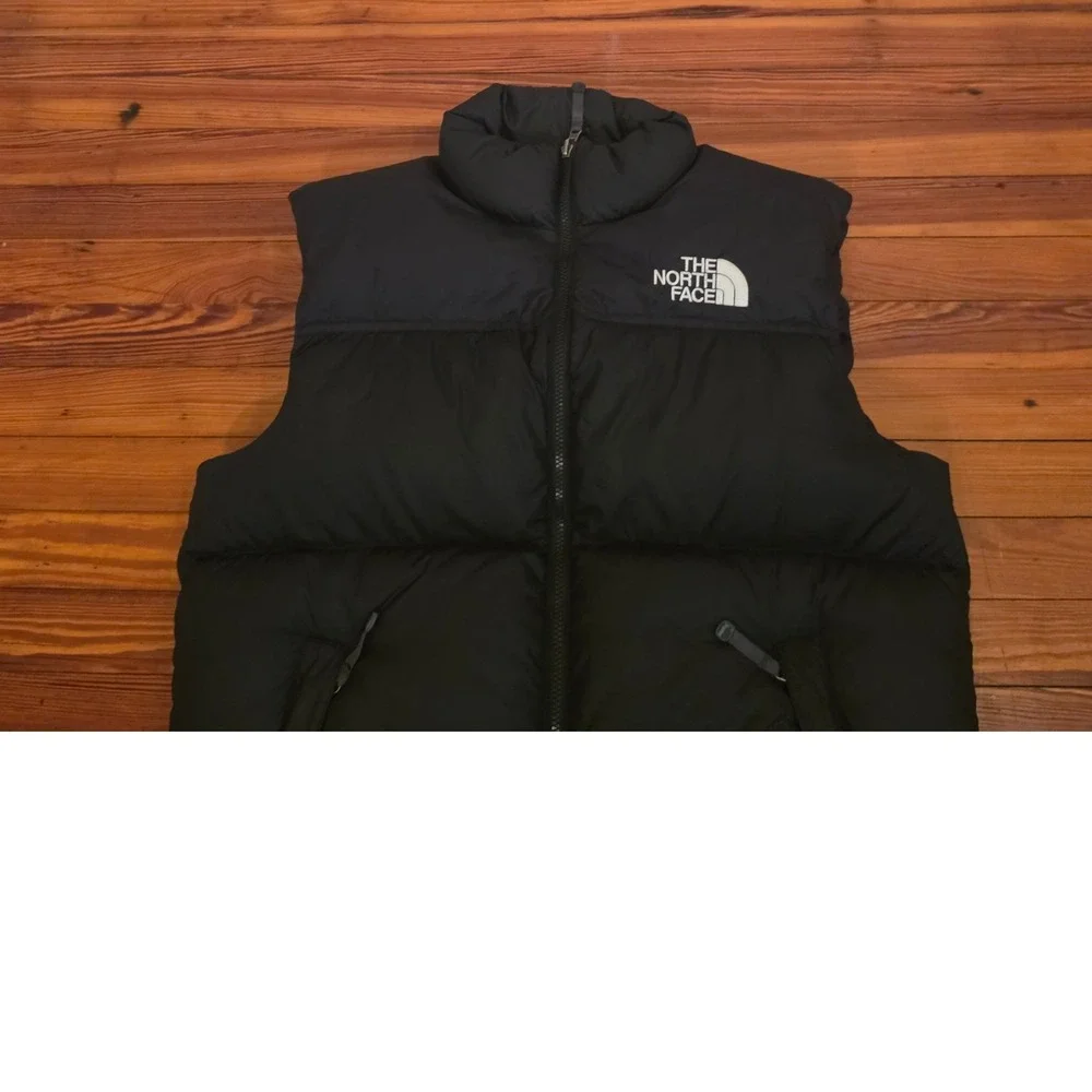 The North Face Nuptse 700 Down Puffer Vest Mens Large Black Gorpcore TNF Retro